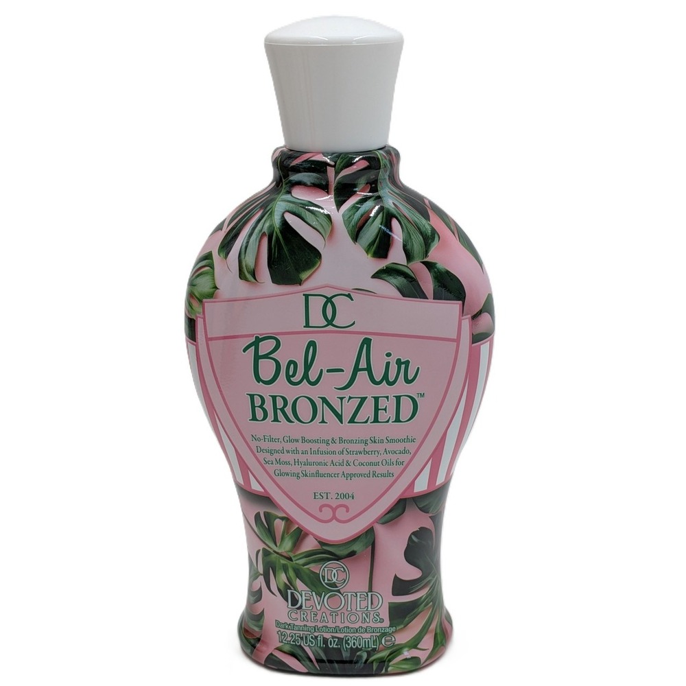 Devoted Creations Bel-Air Bronzed Dark Tanning Lotion 12.25oz DHA Free Smoothie